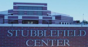 Stubblefield Center Campus Building a photographed from the brick sign